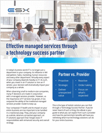 Effective Managed Services Through a Technology Success Partner