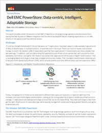 Dell EMC PowerStore: Data-centric, Intelligent, Adaptable Storage