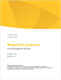 A Free RFP Template for Your Global Travel Program