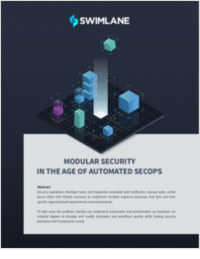 Modular security in the age of automated secOps