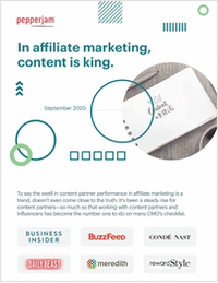 In Affiliate Marketing Content is King