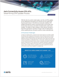 Aeris Connectivity-Aware OTA APIs: Streamlining OTA Update Process