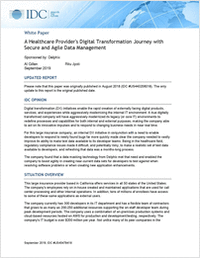 A Healthcare Provider's Digital Transformation Journey