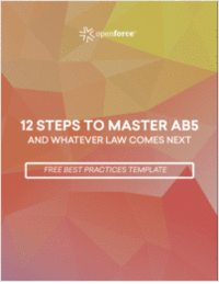 12 Steps to Master AB5 and Whichever Law Comes Next