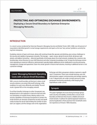 Protecting and Optimizing Exchange Environments