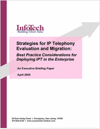 Selecting and Implementing IP Telephony Systems