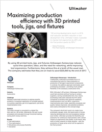 Maximizing production efficiency with 3D printed tools, jigs, and fixtures