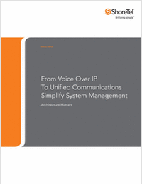 From Voice over IP to Unified Communications: Simplify System Management