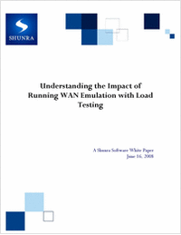 Understanding the Impact of Running WAN Emulation with Load Testing