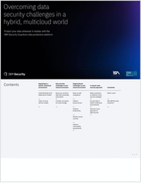 Overcoming data security challenges in a hybrid, multicloud world