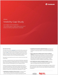 IT Visibility Gap Study: How Vulnerable is Your IT Estate?