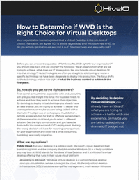 How to Determine if WVD is the Right Choice for Virtual Desktops