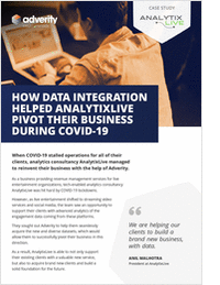 HOW DATA INTEGRATION HELPED ANALYTIXLIVE PIVOT THEIR BUSINESS DURING COVID-19