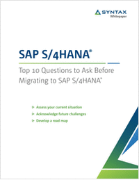 Top 10 Questions to Ask Before Migrating to SAP S/4HANA