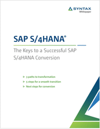 The Keys to a Successful SAP S/4HANA Conversion