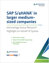 SAP S/4HANA® in Larger Medium-Sized Companies