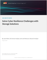 Solve Cyber Resilience Challenges with Storage Solutions