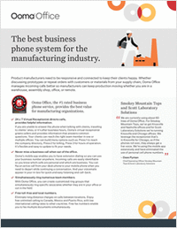 The best business phone system for the manufacturing industry