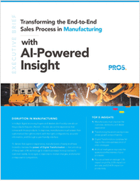 Transforming the End-to-End Sales Process in Manufacturing with AI-Powered Insight