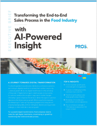 Transforming the End-to-End Sales Process in the Food Industry with AI-Powered Insight