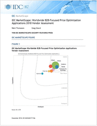 IDC MarketScape on B2B Price Optimization Vendors