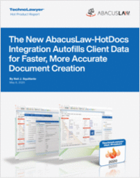 The New AbacusLaw-HotDocs Integration Autofills Client Data for Faster, More Accurate Document Creation