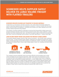 How One Building Supplier Safely Delivered Large-Volume Freight with Flatbed Trailers