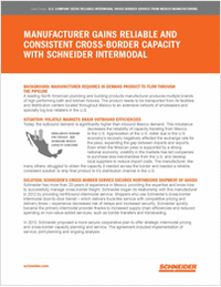 Manufacturer Gains Reliable and Consistent Cross-border Capacity with Intermodal Transportation