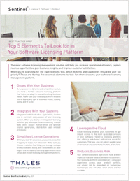 The Top 5 Elements To Look for in Your Software Licensing Platform