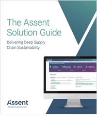 The Assent Solution Guide: Delivering Deep Supply Chain Sustainability