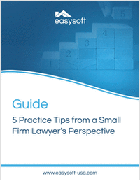 5 Practice Tips from a Small Firm Lawyer's Persepctive