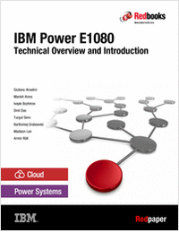 IBM Power E1080: Technical Overview and Introduction