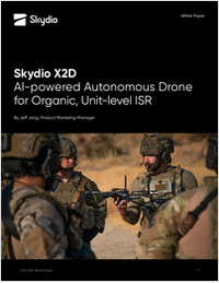 Skydio X2D: AI-powered Autonomous Drone for Organic, Unit-level ISR