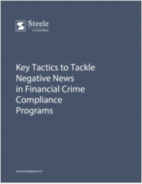 Key Tactics to Tackle Negative News in Financial Crime Compliance Programs