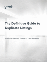 The Definitive Guide to Duplicate Listings