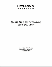 Secure Wireless Networking Using SSL VPNs