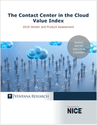 Ventana Ranks NICE inContact #1 out of 13 Contact Center Vendors