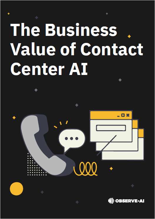 eBook: The Business Value of Contact Center AI