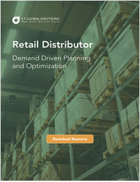 Demand Driven Planning & Optimization: Retail Distributor