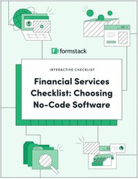 Financial Services Checklist: Choosing No-Code Software