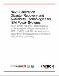 Next-Generation Disaster Recovery and Availability Technologies for AIX and IBM i (i5/OS) on IBM Power Systems