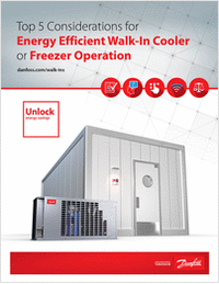 Top 5 Considerations for Energy Efficient Walk-In Cooler or Freezer Operation