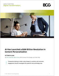 BCG Report: AI Has Launched a $200 Billion Revolution in  Content Personalization