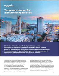 Temporary Heating for Manufacturing Facilities