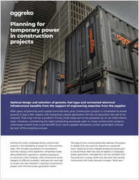 Planning for Temporary Power in Construction Projects