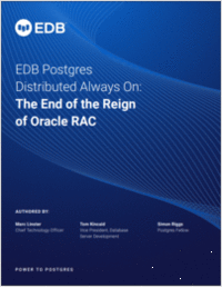 EDB Postgres Distributed Always On: The End of the Reign of Oracle RAC