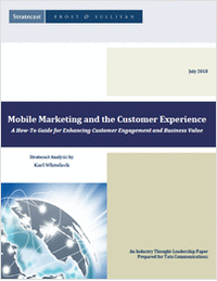 Mobile Marketing and the Customer Experience