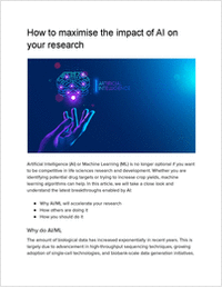 How to maximize the impact of AI on your research