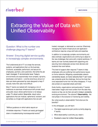 Extract True Value of Data with Unified Observability