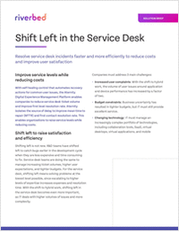 Shift Left in the Service Desk Now